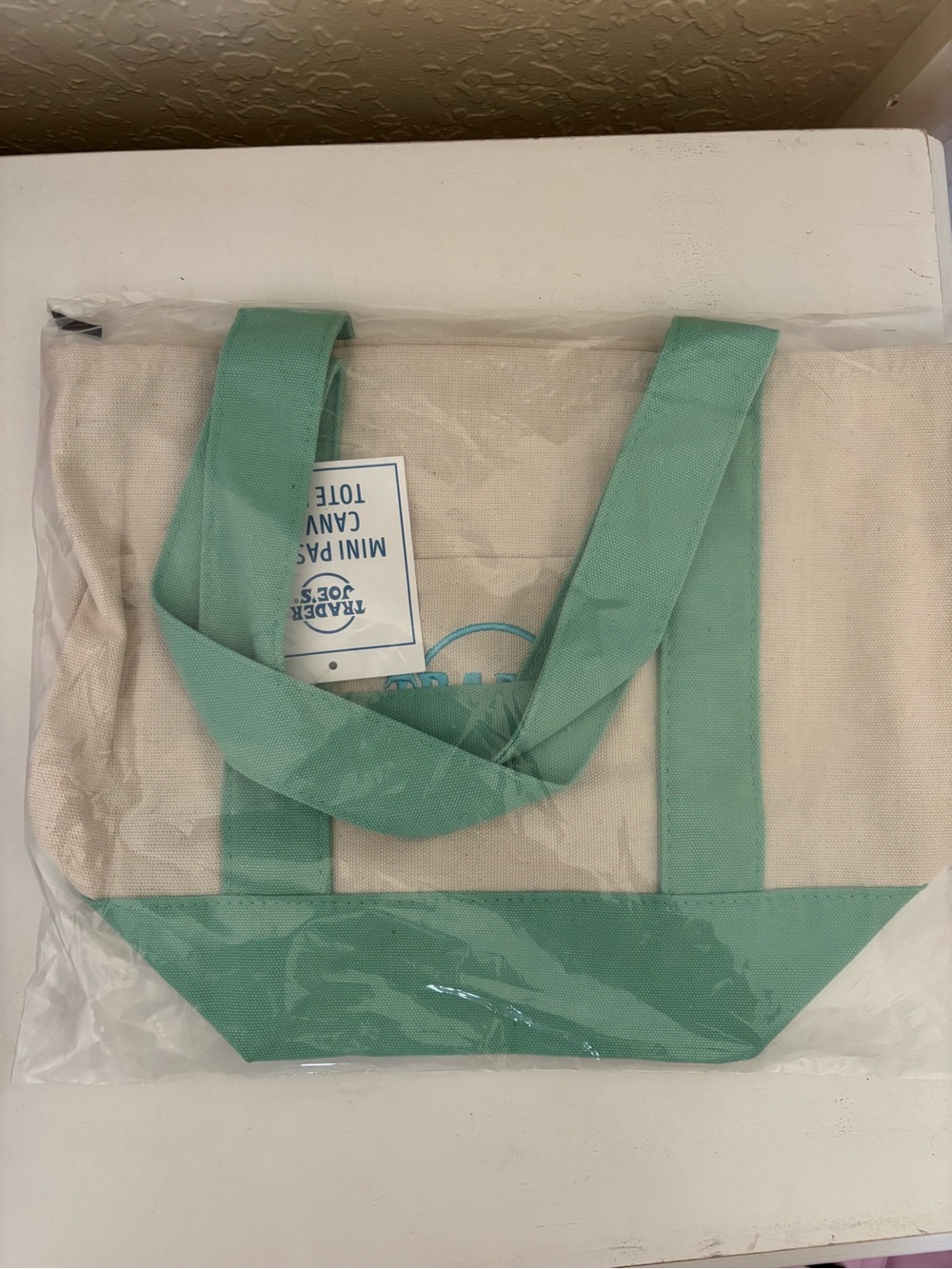 Trader Joe’s Mini Canvas Tote Bag 2026 Release-NWT - Picture 4 of 4